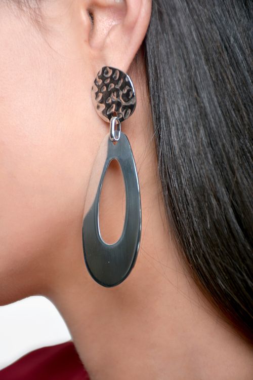 ARETES MUJER LARGOS OVALADOS