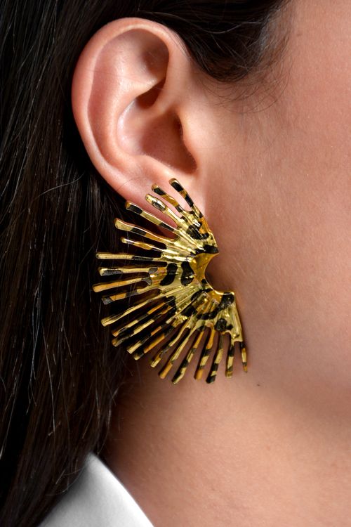 ARETES MUJER ANIMAL PRINT