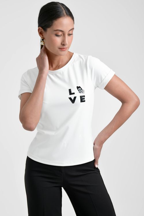 CAMISETA MUJER EN PUNTO