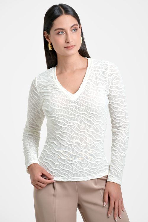 BLUSA MUJER EN PUNTO