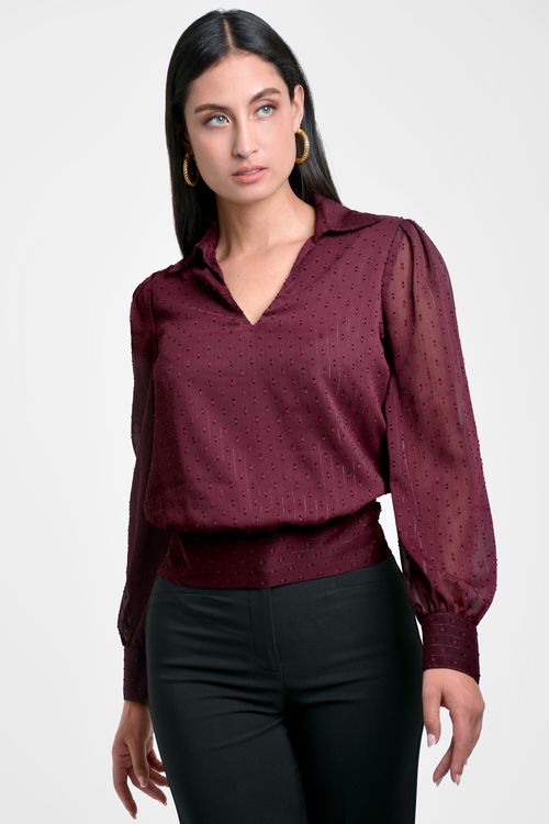 BLUSA MUJER EN CHIFON