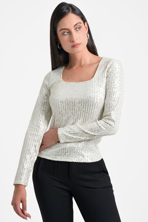BLUSA MUJER LENTEJUELAS