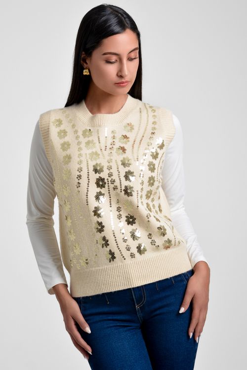 CHALECO MUJER TEJIDO