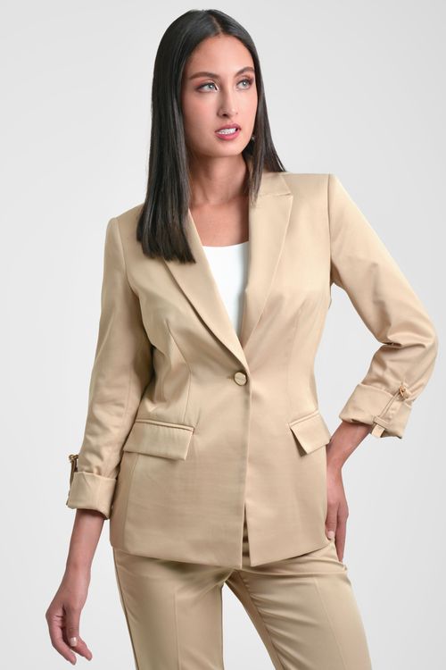 BLAZER MUJER EN TWILL STRETCH