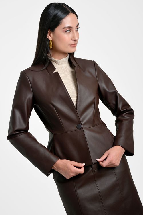 CHAQUETA MUJER POLIPIEL