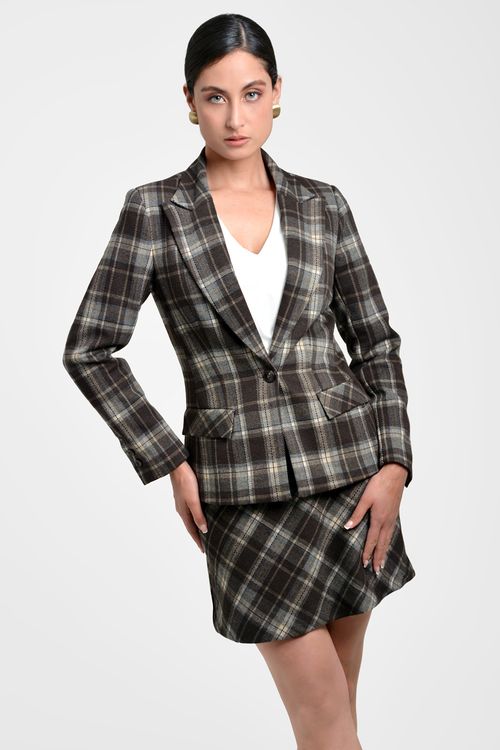 BLAZER MUJER SEMICRUZADO