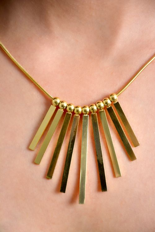 COLLAR MUJER BARRAS GEOMETRICAS