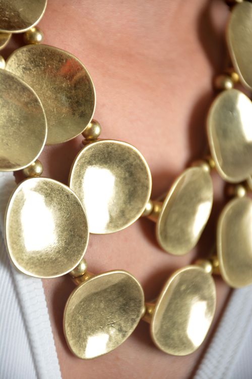 COLLAR MUJER DOBLE DISCOS