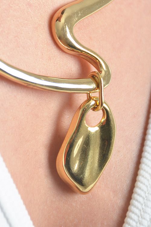 COLLAR MUJER DIJE ASIMETRICO