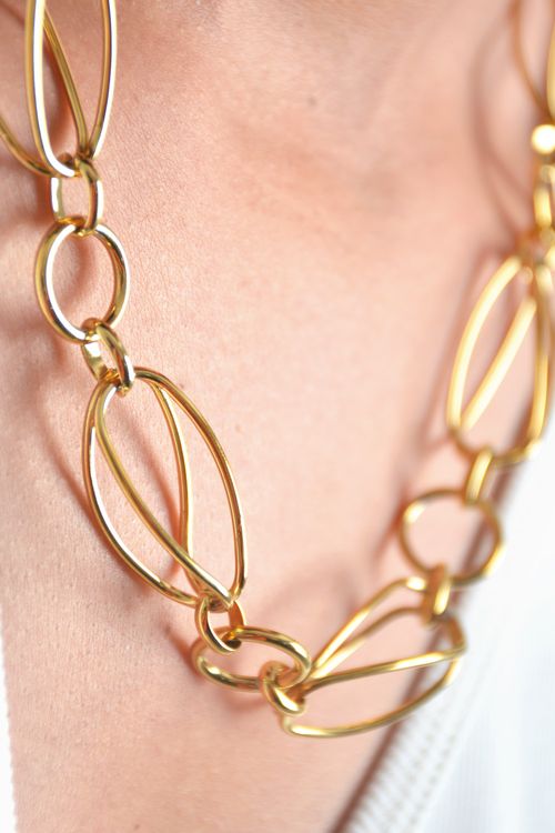 COLLAR MUJER CORTO ESLABONES