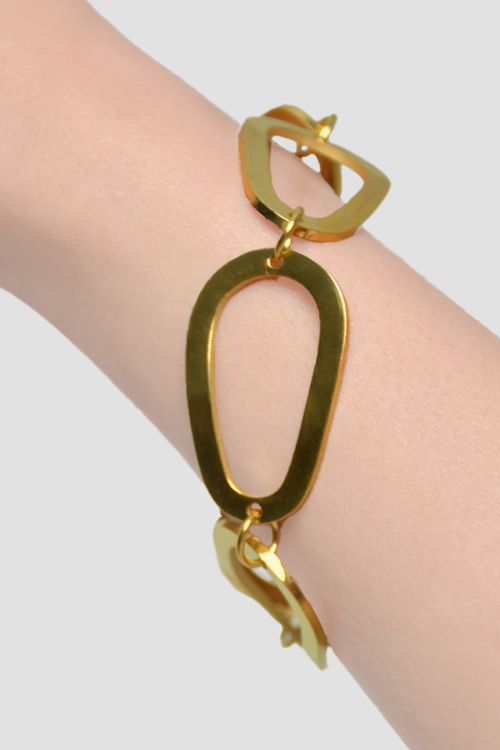 PULSERA ESLABON DORADA