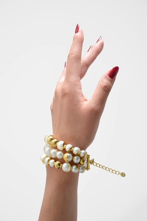 PULSERA MUJER CON PERLAS
