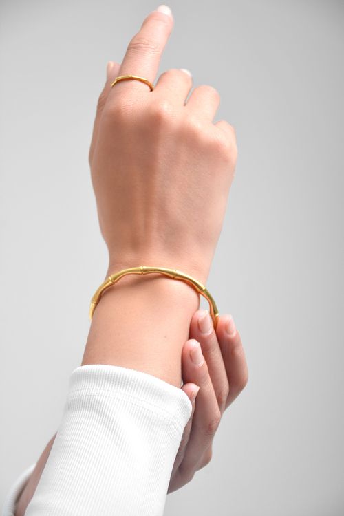 PULSERA MUJER RIGIDA BAMBU