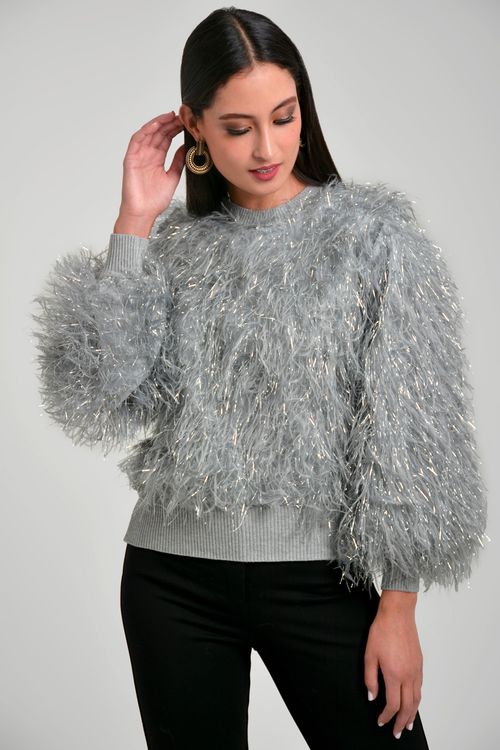 SACO PARA MUJER EFECTO LUREX