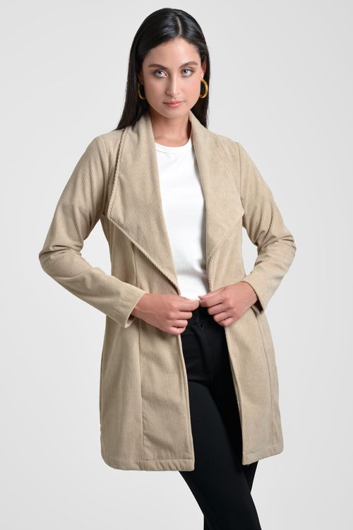 CARDIGAN MUJER CON SOLAPA