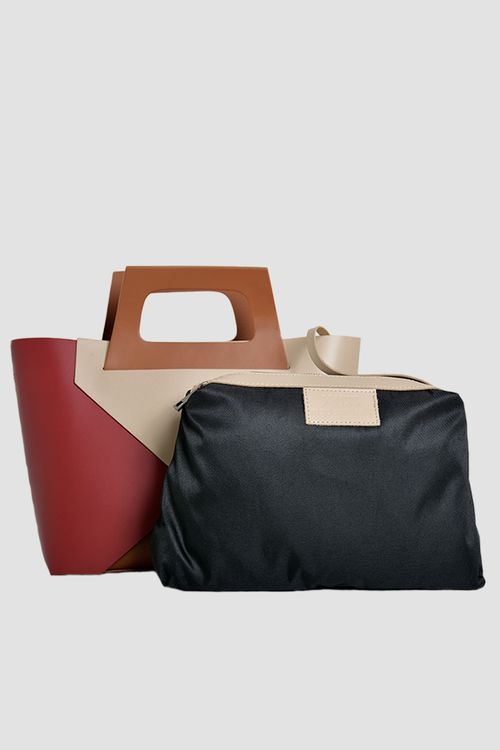 BOLSO MEDIANO EN PIEL