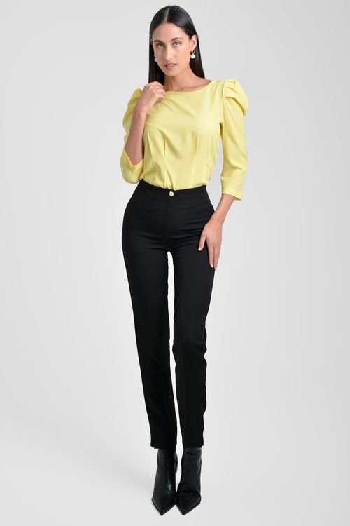 BLUSA MUJER EN PEACH STRECH