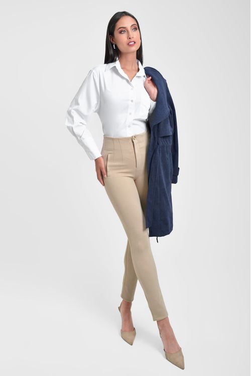 BLUSÓN MUJER CUELLO CAMISERO