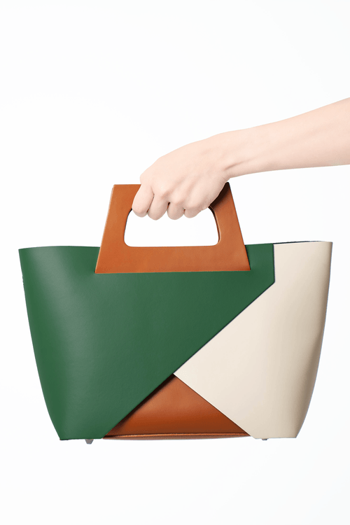 BOLSO MEDIANO EN PIEL