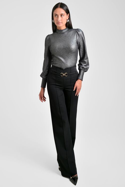 BLUSA MUJER SILUETA ENTALLADA