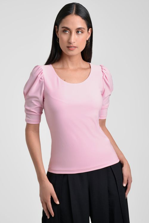BLUSA MUJER ESCOTE REDONDO