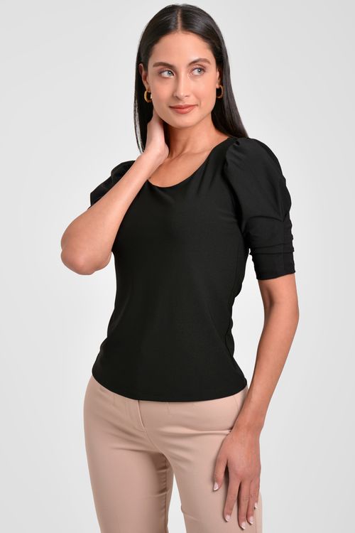BLUSA MUJER ESCOTE REDONDO