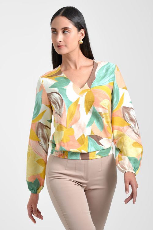 BLUSA MUJER ESTAMPADA