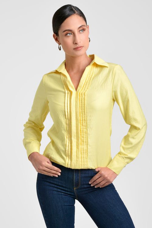 CAMISA MUJER CON ALFORZAS