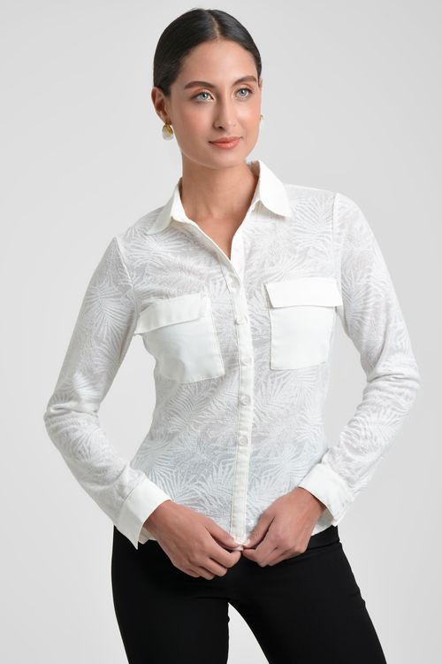 CAMISA MUJER EN PUNTO