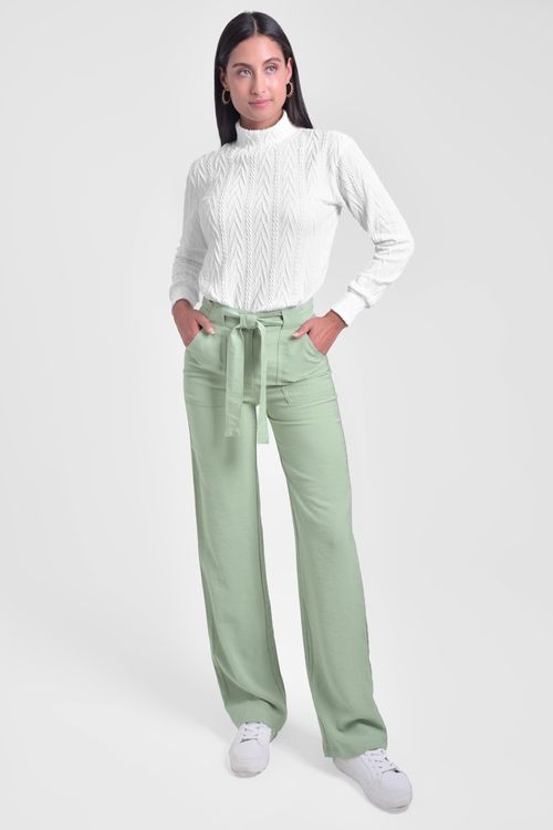 PANTALÓN MUJER EN TWILL