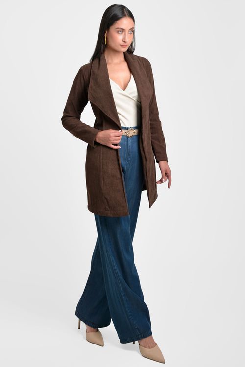 CARDIGAN MUJER CON SOLAPA