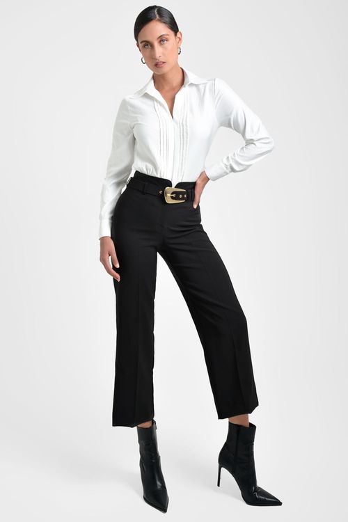 CAMISA MUJER CON ALFORZAS