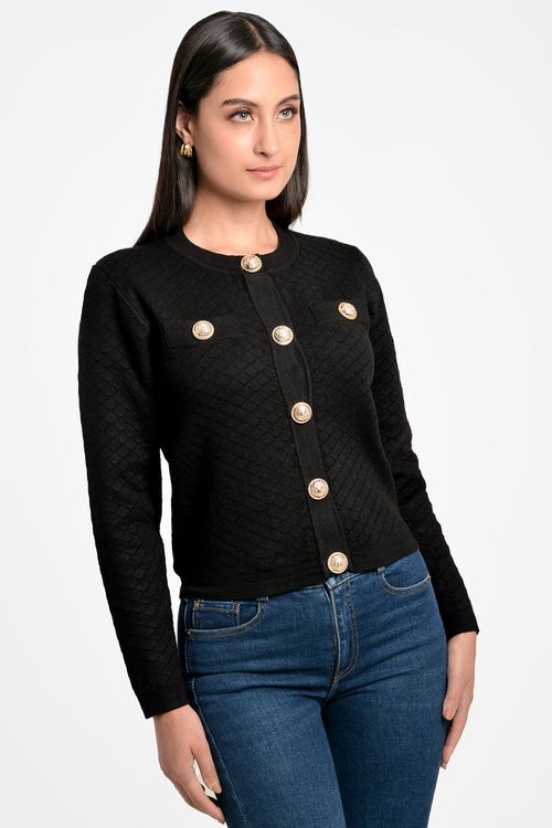 SACO MUJER ESCOTE REDONDO