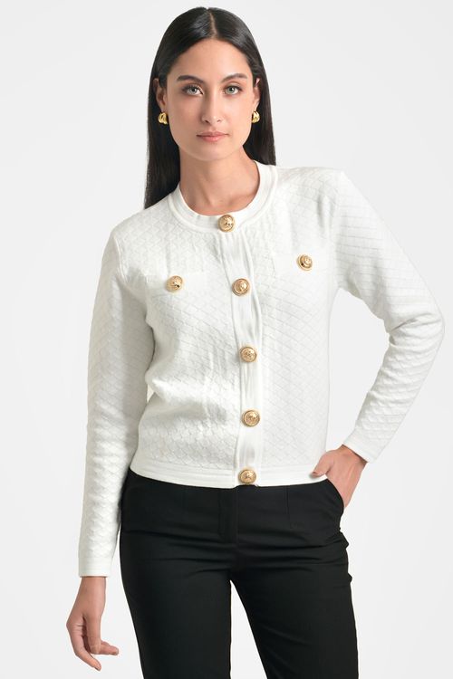 SACO MUJER ESCOTE REDONDO