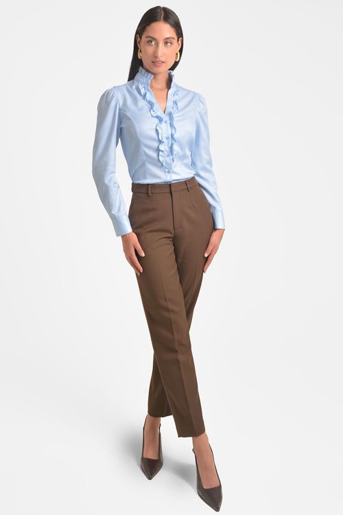 BLUSA MUJER ENTALLADA