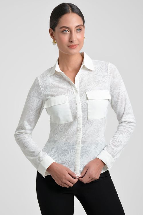 CAMISA MUJER EN PUNTO