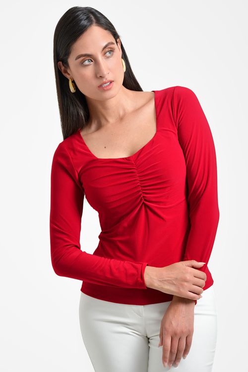 BLUSA MUJER EN PUNTO