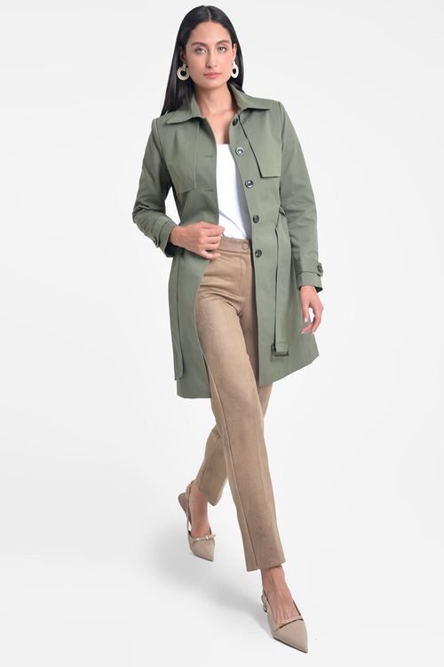 ABRIGO MUJER TIPO TRENCH