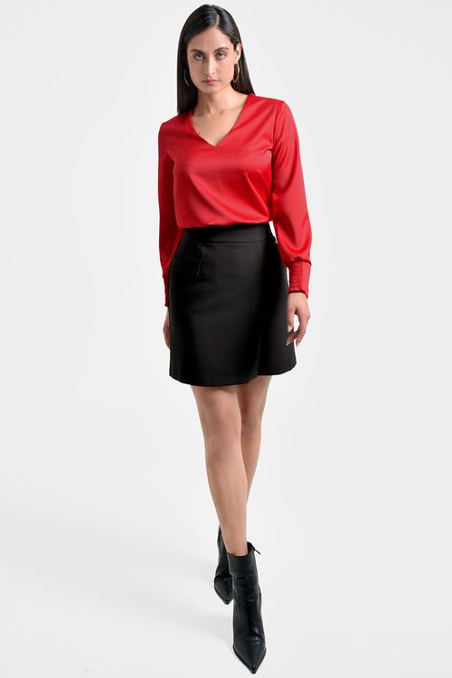 FALDA MUJER CORTA LINEA A