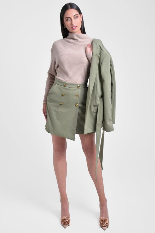 FALDA SHORT MUJER EN TEJIDO