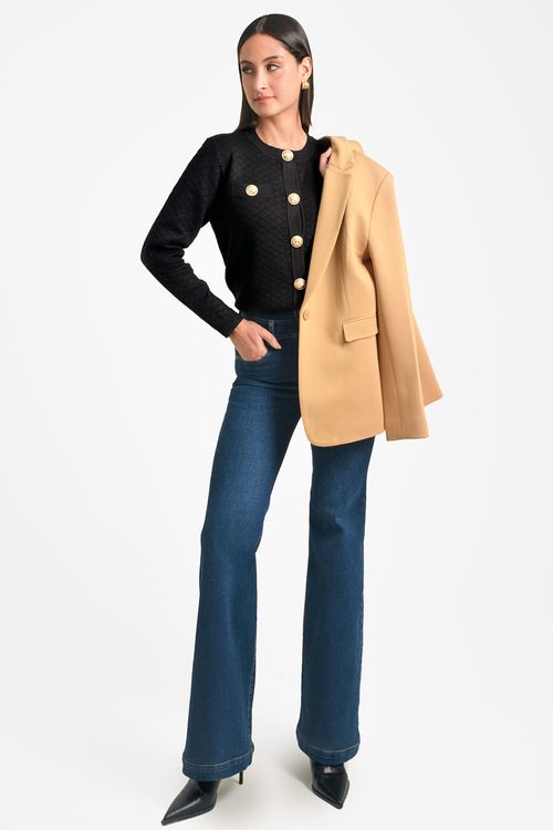 SACO MUJER ESCOTE REDONDO