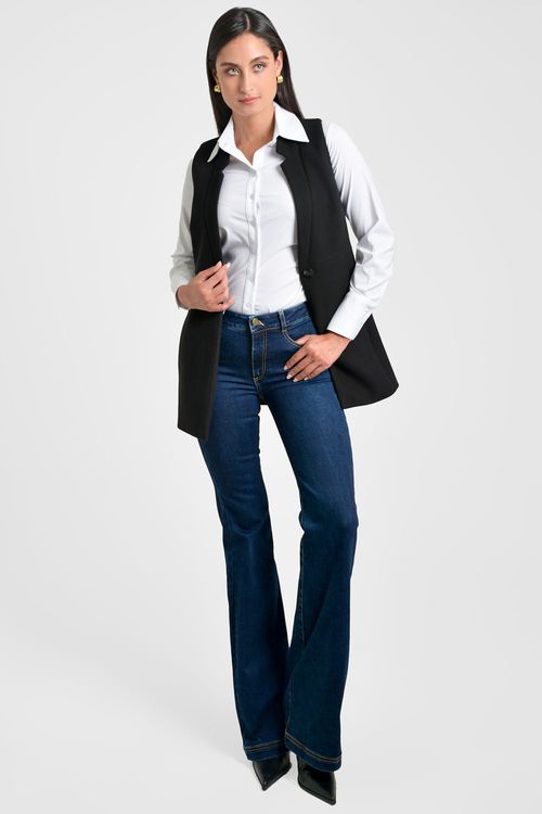 CAMISA MUJER ENTALLADA