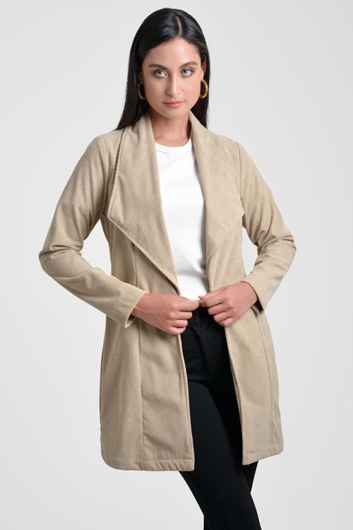 CARDIGAN MUJER CON SOLAPA