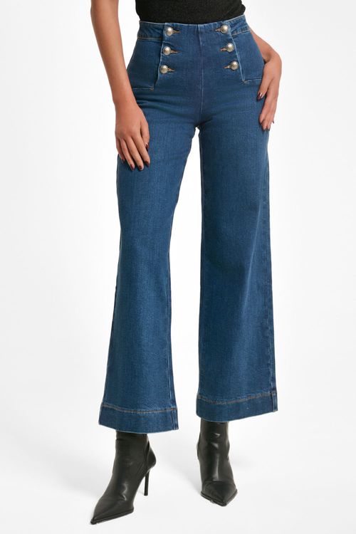 JEAN MUJER BOTA ANCHA