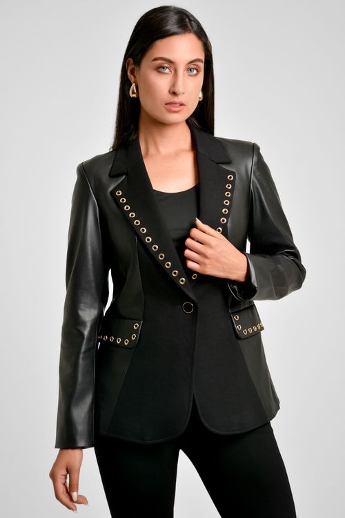 CHAQUETA MUJER EN POLIPIEL