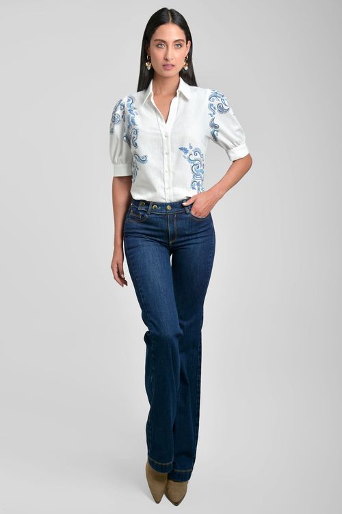 CAMISA MUJER CON SUBLIMADO