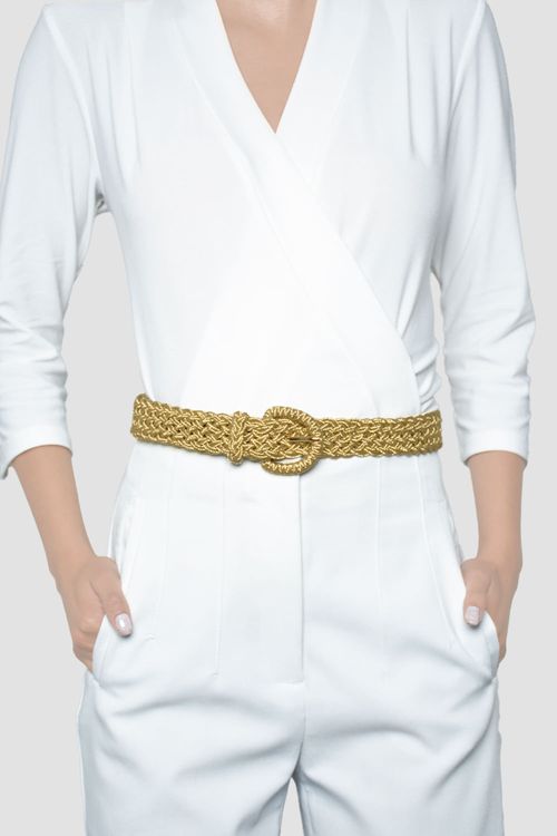 CINTURÓN TRENZADO DELGADO