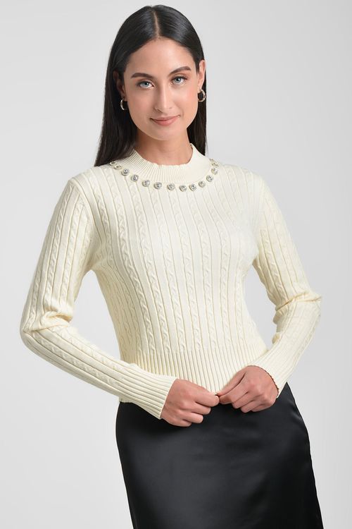 JERSEY MUJER ESCOTE REDONDO