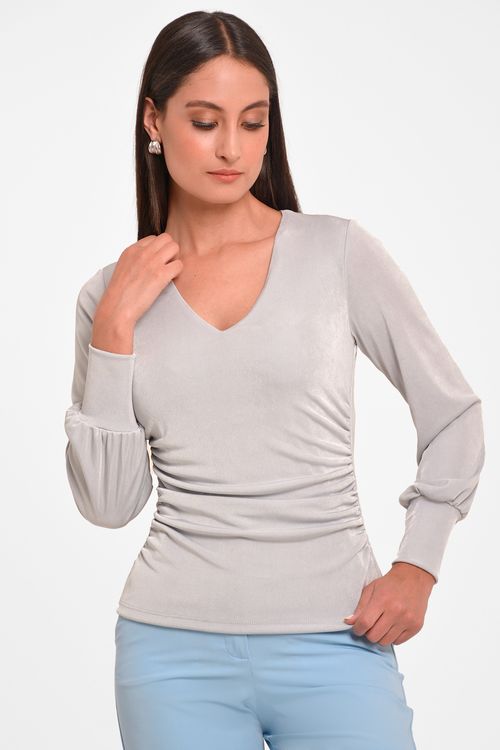 BLUSA MUJER ESCOTE V