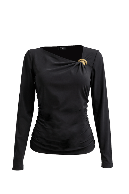 BLUSA MUJER CON HERRAJE